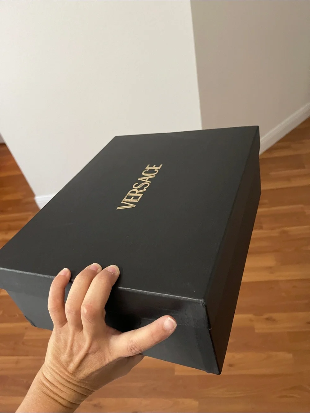 Versace Black Box with Gold Logo